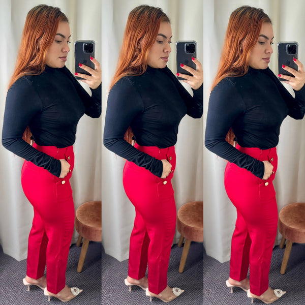 Louis Pants (Red)