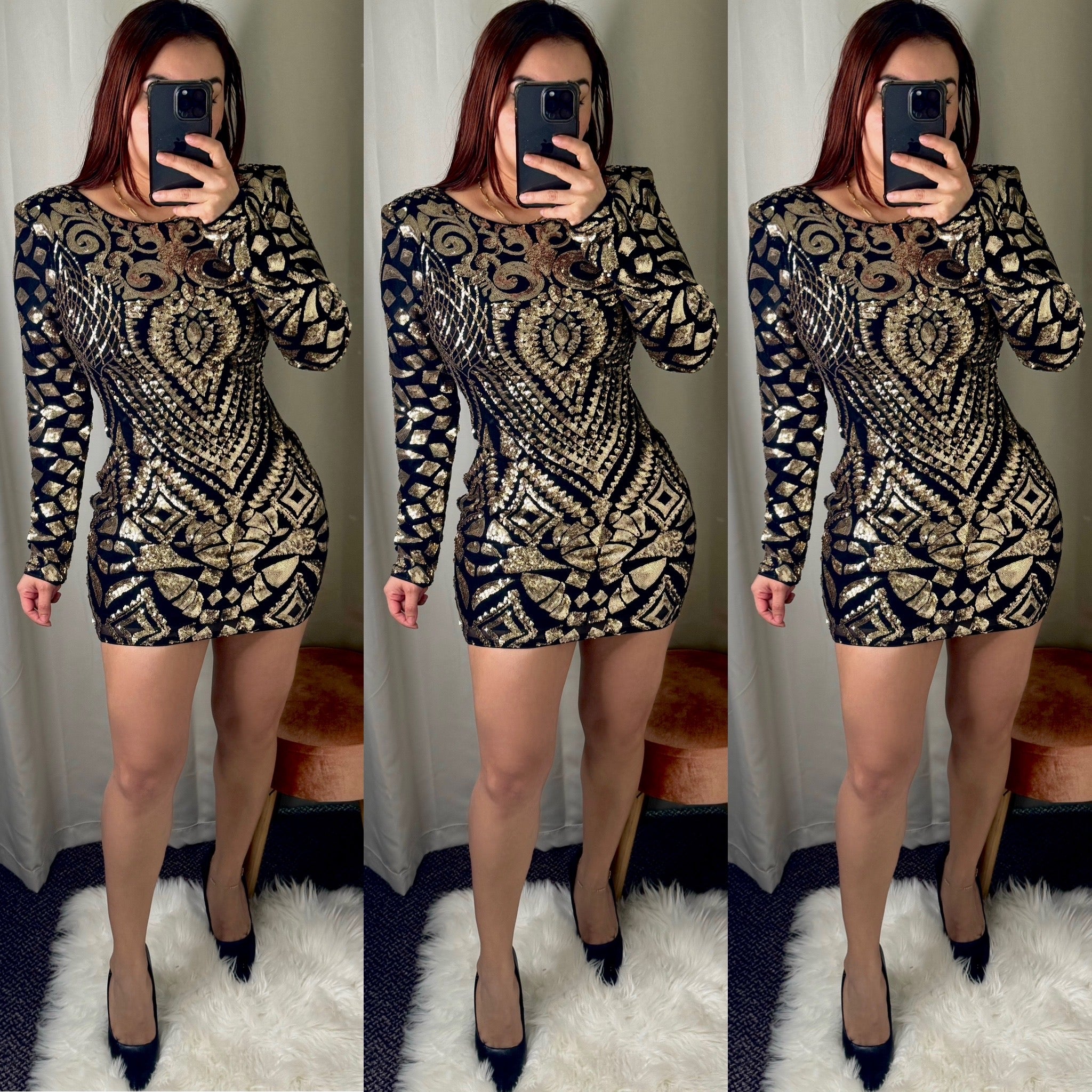 Lark Sequin Dress