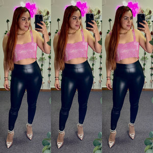 Deny Faux Leather Leggings