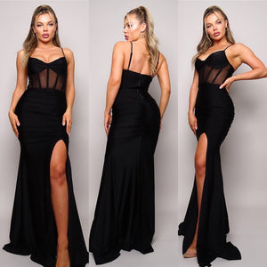 Fern Maxi Dress (Black)