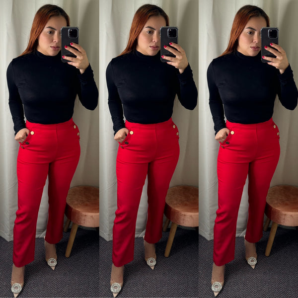 Louis Pants (Red)