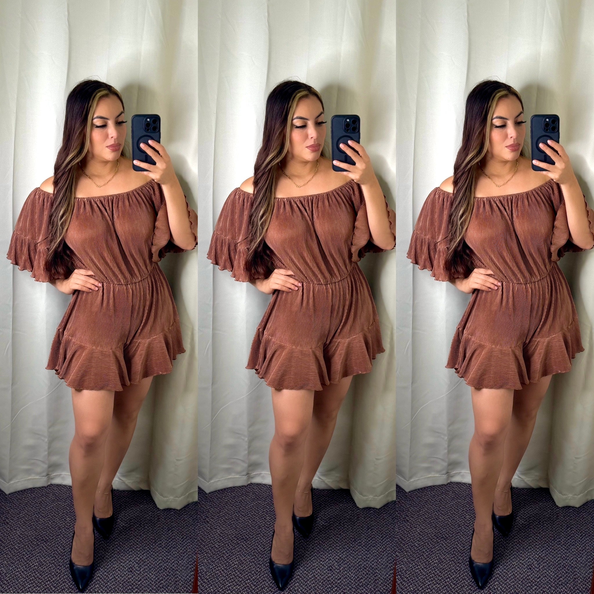 Bronze Romper