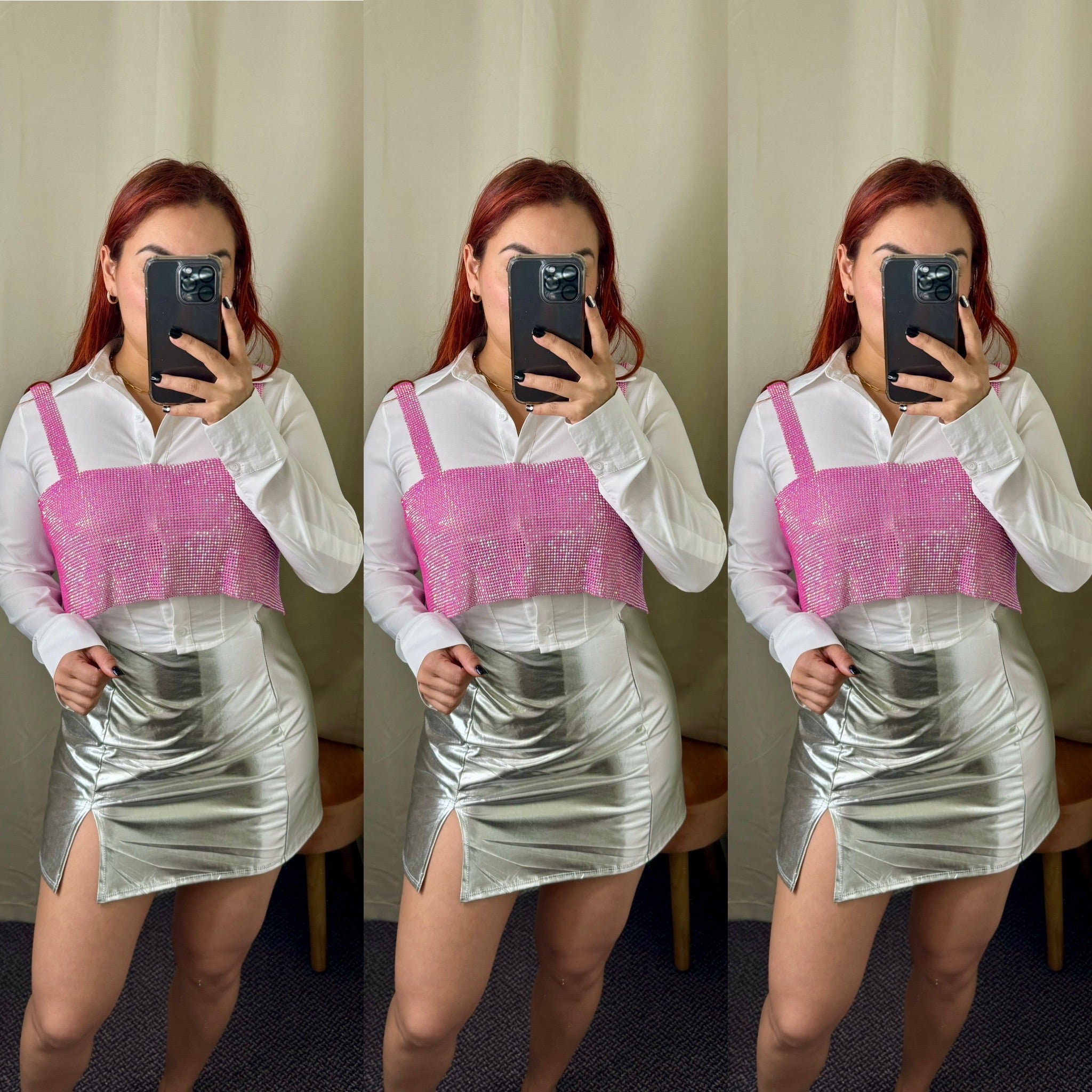 Evie Skirt (Silver)
