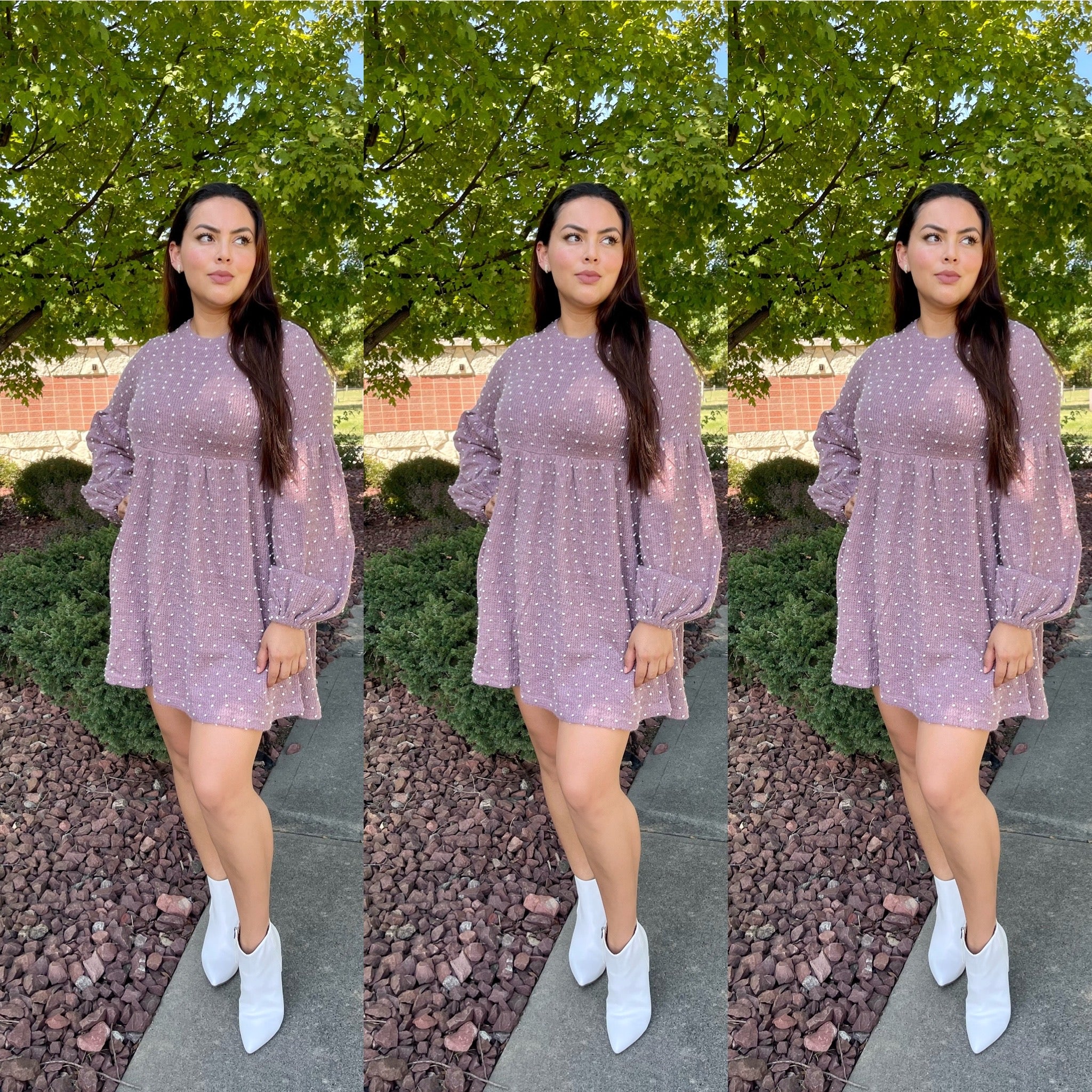 Pamela Dress (Mauve)