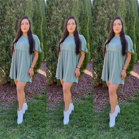 Susan Dress (Sage)