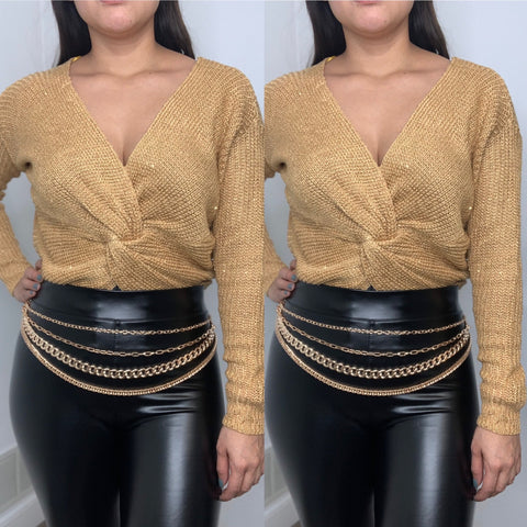 Layered Chain Drop Belt