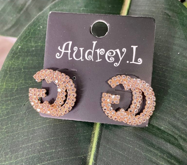 GC Rhinestone Earrings