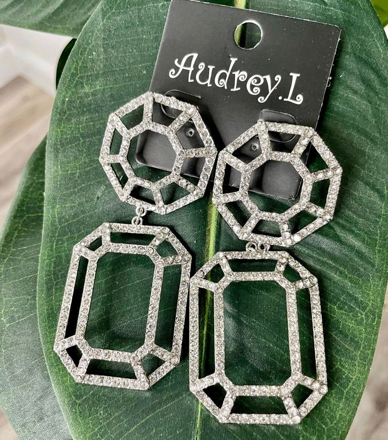 Ares Rhinestone Earrings