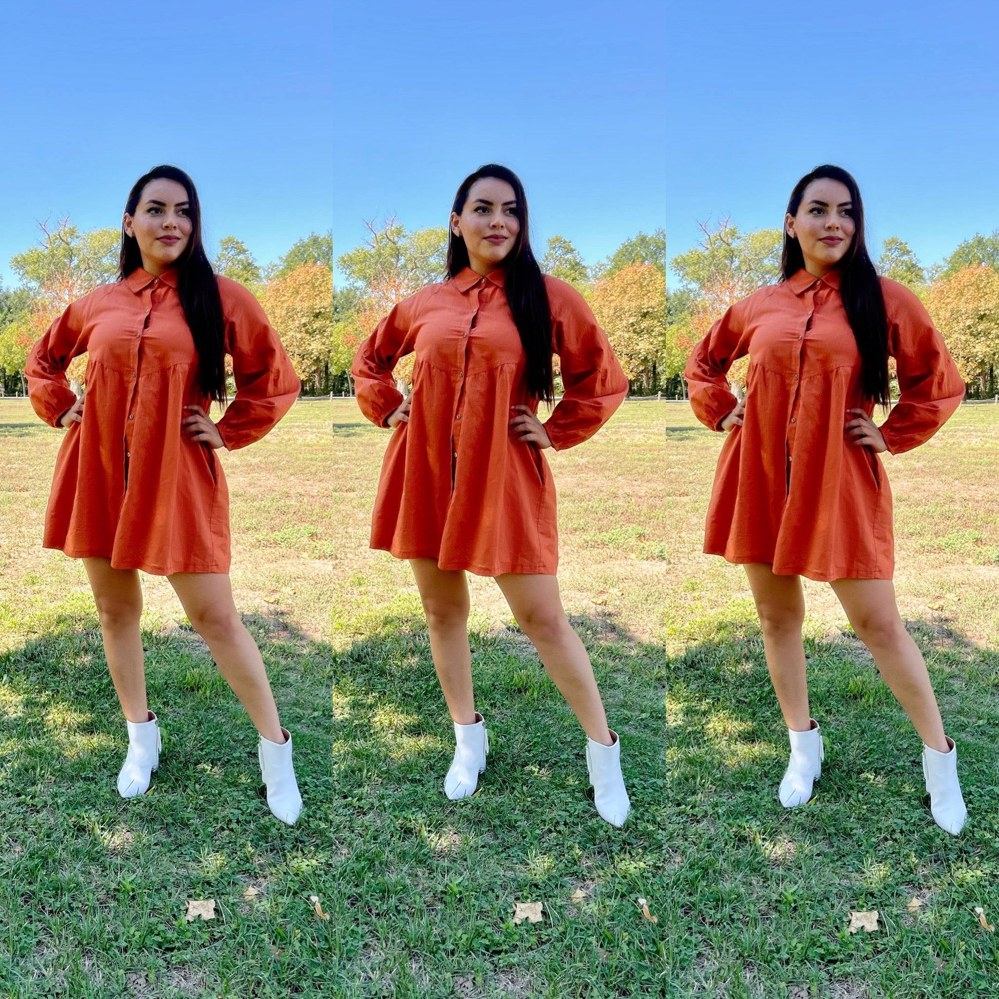 Domi Dress (Rust)