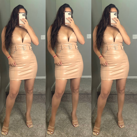 Alessia Dress (Pink Clay)