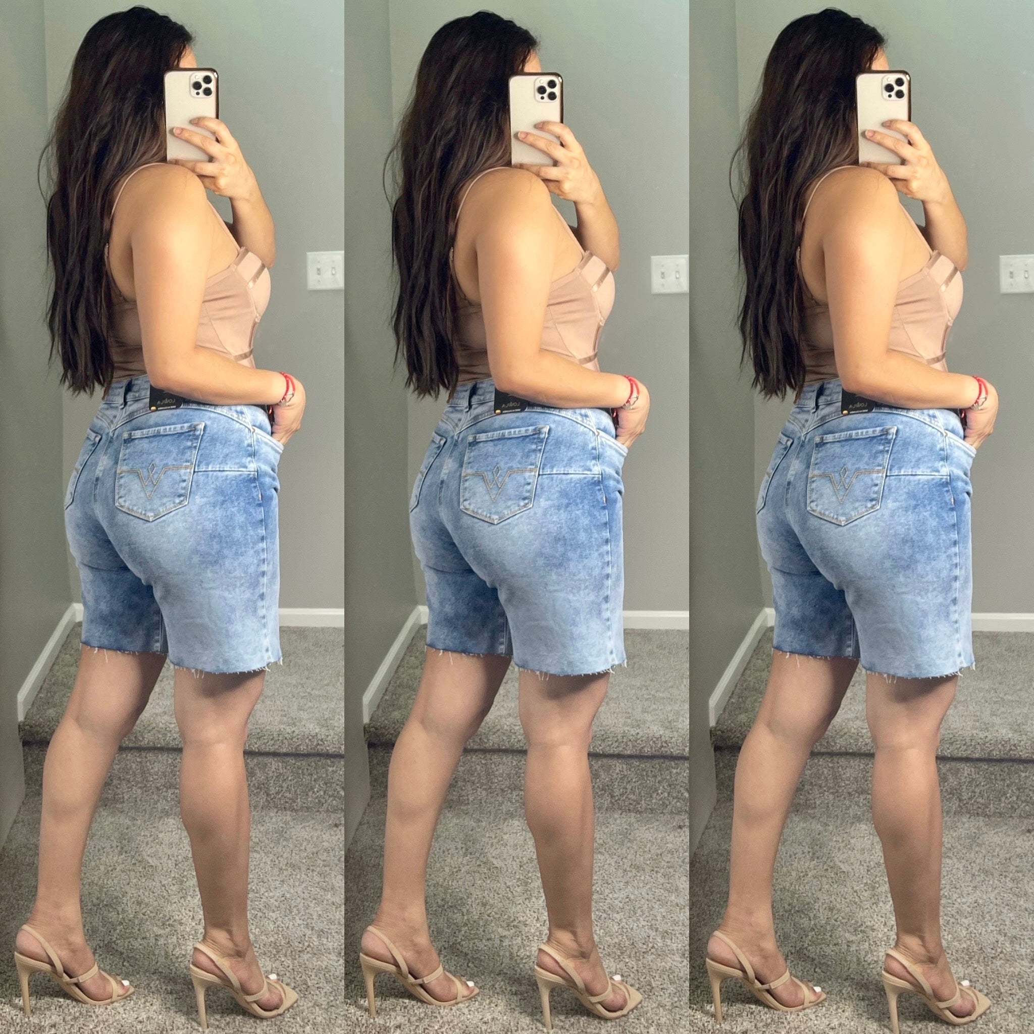 Juno High Rise Butt lifter Short
