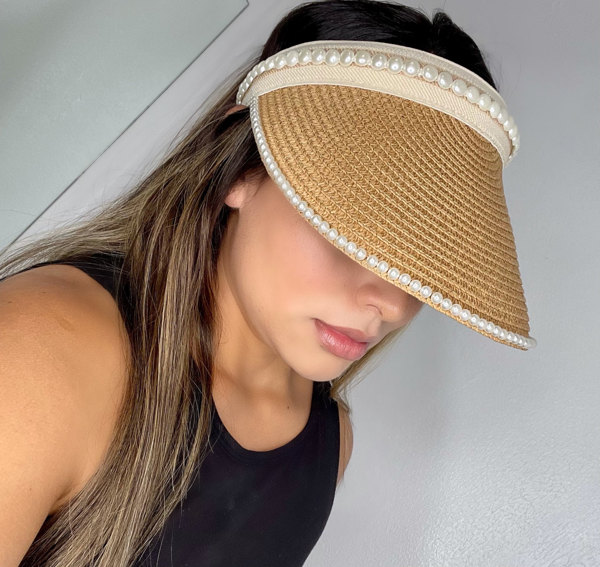 Mia Visor (pearls details)