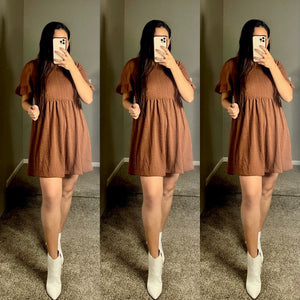Susan Dress (Chocolate)