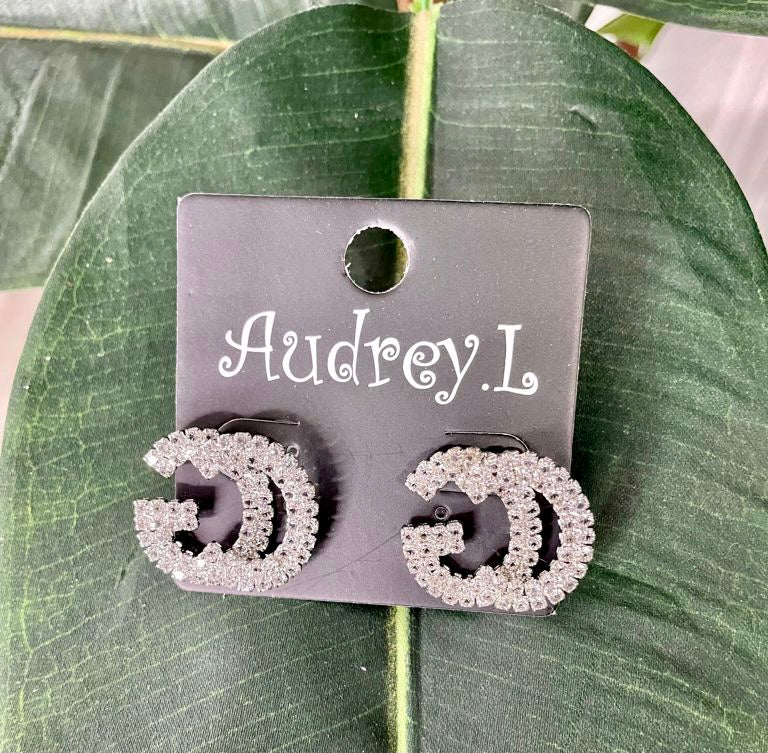 GC Rhinestone Earrings