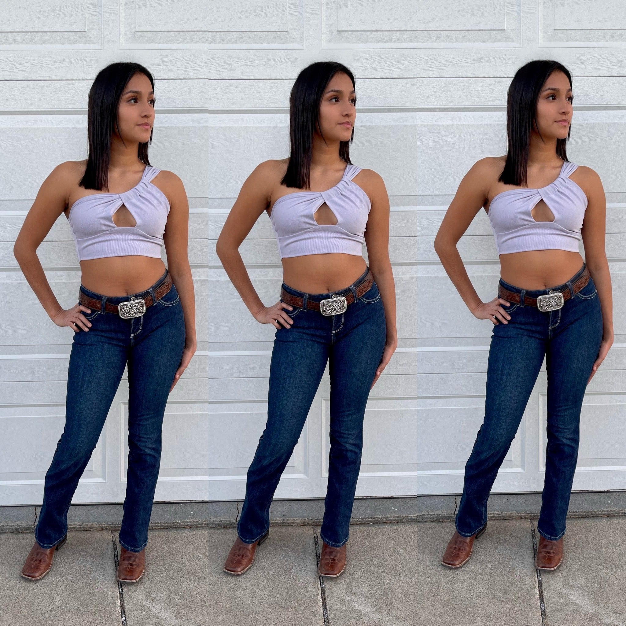 Gigi Crop Top (Lilac)