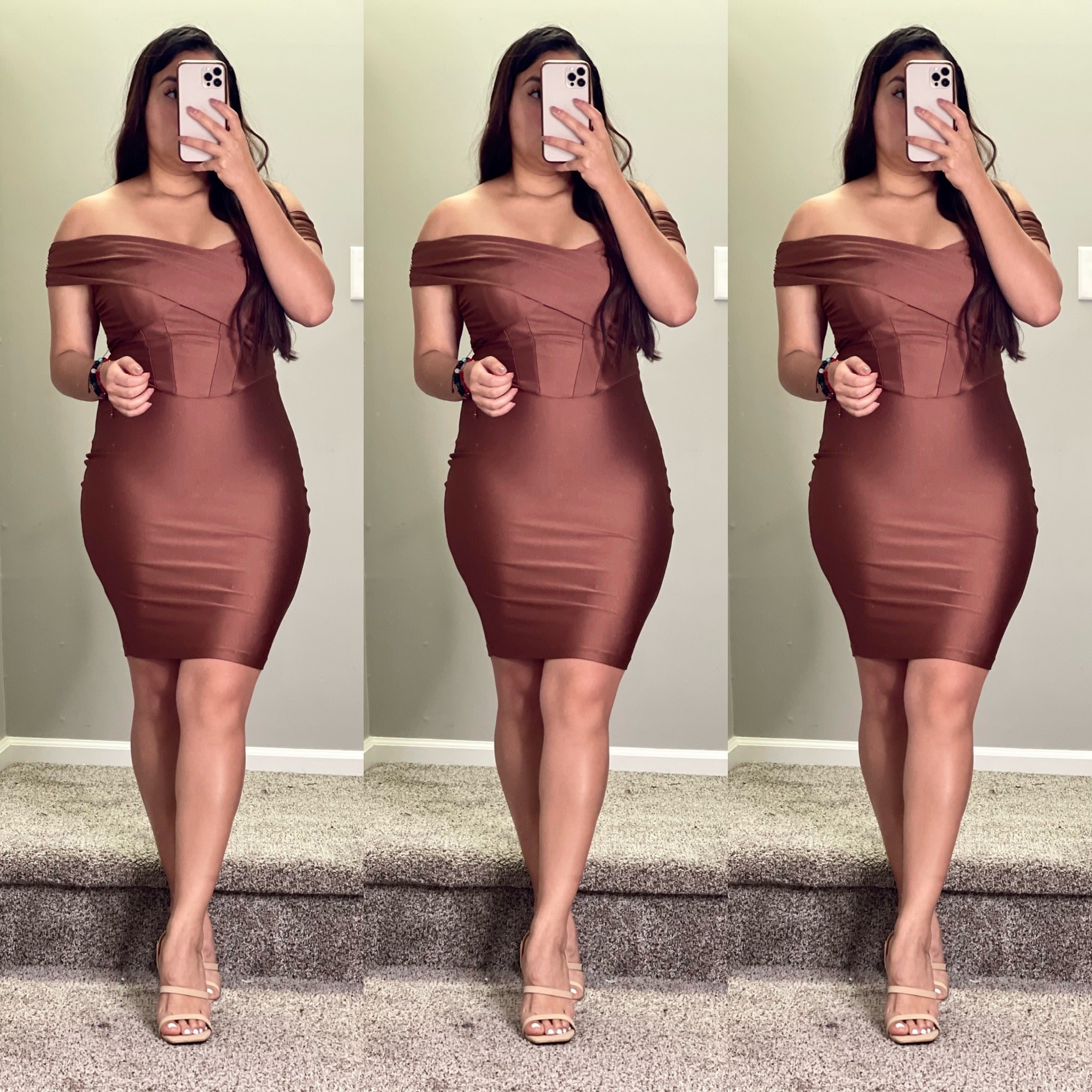 Raquel Dress (Chocolate)