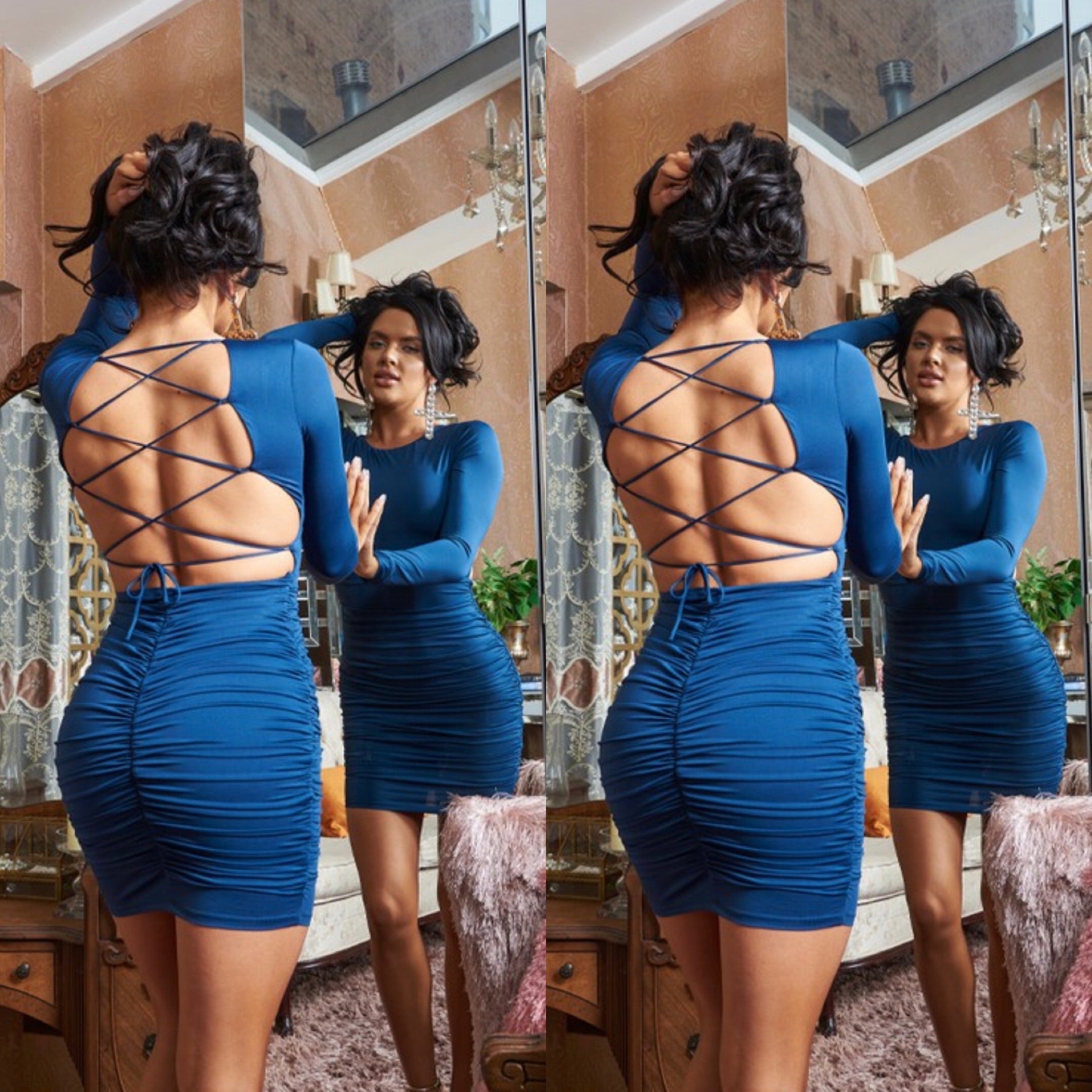 Ann Dress (Teal)